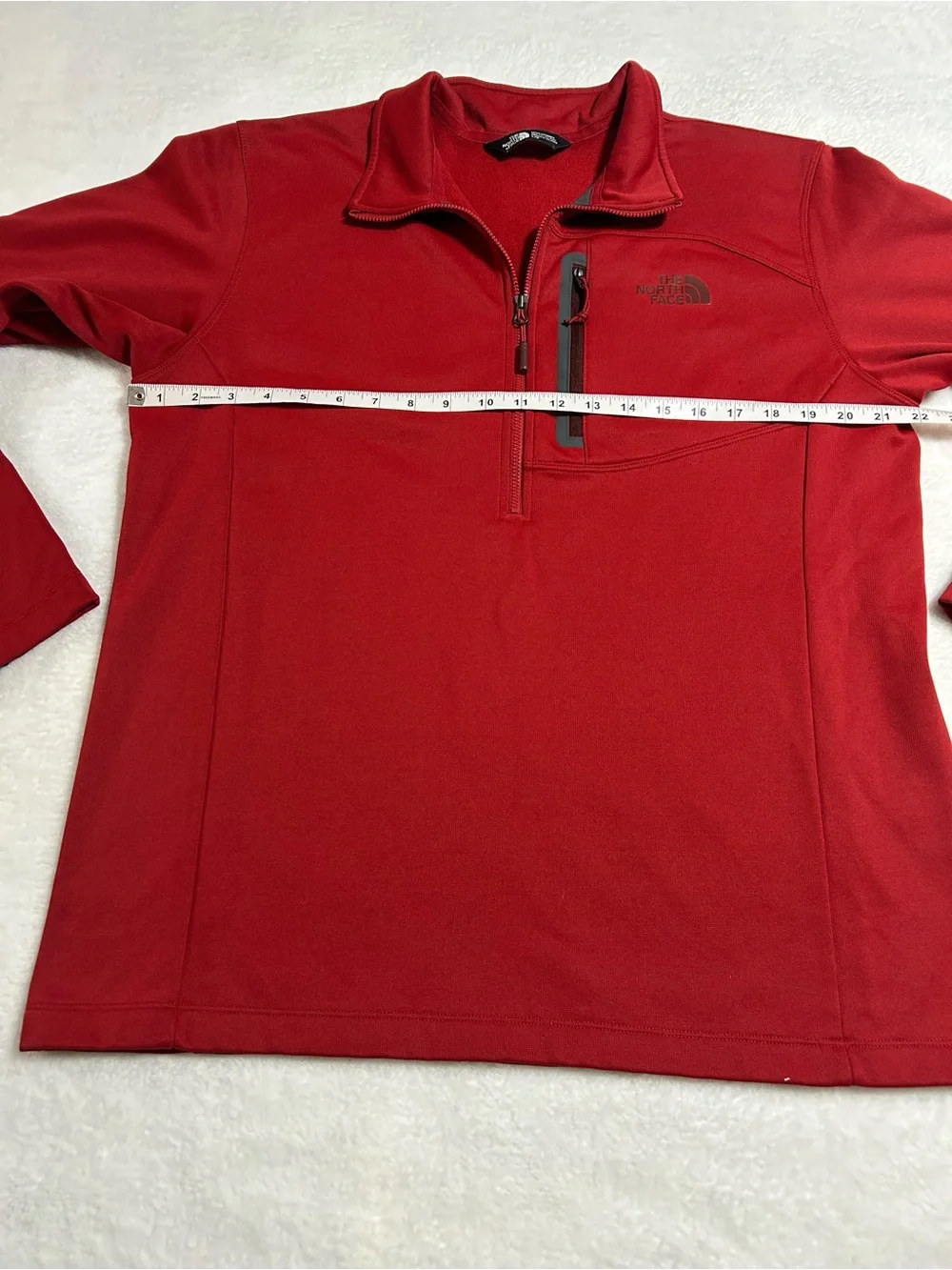 The North Face Canyonlands 1/2 Zip Fleece Pullover Men’s Large Red